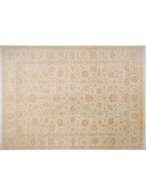 Allmode Hajıba Afgan Uşağı 590AB Ivory/Ivory 242 x 344 cm 8.50 m2 El Dokuma Halı