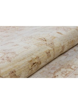 Allmode Hajıba Afgan Uşağı 590AB Ivory/Ivory 242 x 344 cm 8.50 m2 El Dokuma Halı