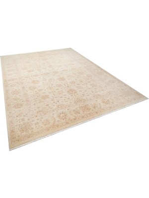 Allmode Hajıba Afgan Uşağı 590AB Ivory/Ivory 242 x 344 cm 8.50 m2 El Dokuma Halı