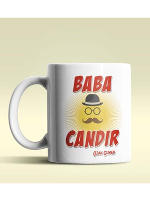Hediye Zengini Kişiye Özel Baba Candır Tasarımlı Beyaz Kupa Bardak