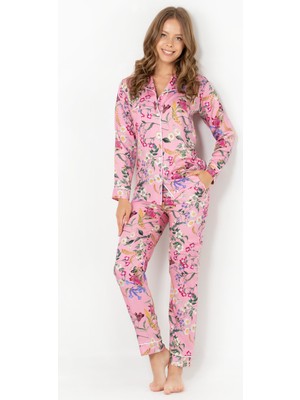 Doremi Rosy Uzun Kollu Kadın Pijama Takımı