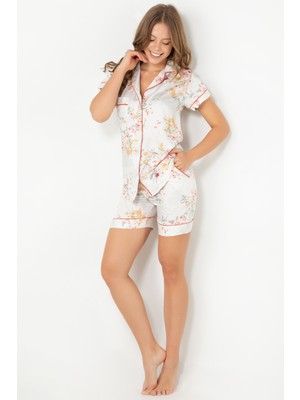 Doremi Blossom Kısa Kollu Şortlu Pijama Takımı