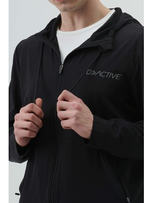 Dagi Siyah D-Active Tracksuit Sweatshirt