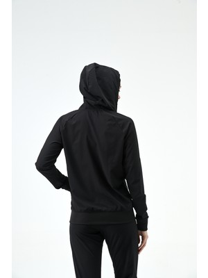 Dagi Siyah D-Active Kapüşonlu Sporcu Tracksuit Hoodie