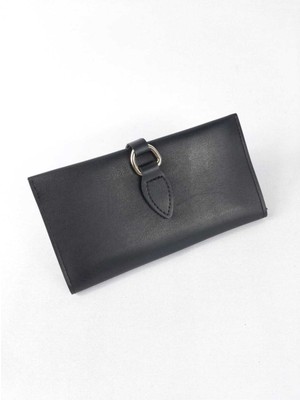 Uccello Yumuşak Derili Tokalı ve Çok Bölmeli Siyah Kadın Cüzdan