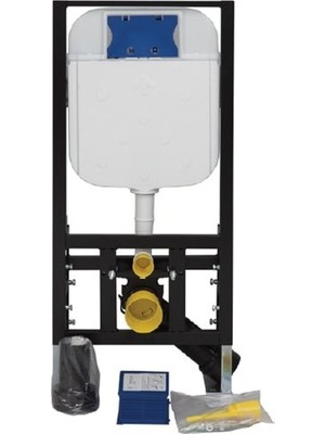 Creavit GR5003 Duvar Önü Alçıpan Uygulamalı Set 3-6 Litre Basmalı