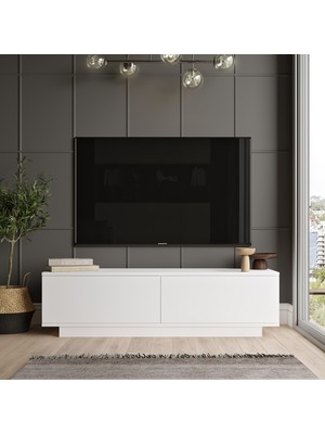 Yurudesign Fonda Tv Ünitesi Tv Sehpası 140CM Beyaz Fn1-W