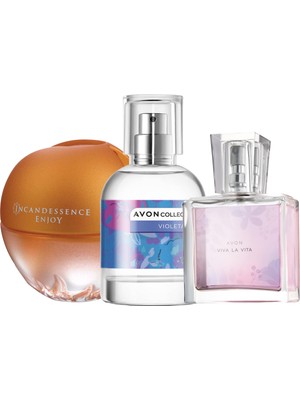 Avon Incandessence Enjoy Collections Violeta ve Viva La Vita Kadın Parfüm Paketi