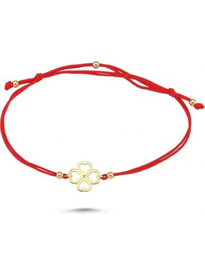 Koçak 14 Ayar Yonca Figürlü Altın Bileklik