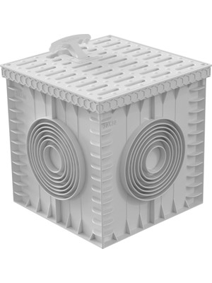 Luxwares 30X30 Izgara Kapaklı Plastik Rögar (Menhol) Kutusu