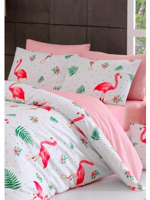 Loyal Home Çift Kişilik Nevresim Takımı Flamingo