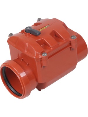 Luxwares Ø 110 Kilitli Paslanmaz Atık Su Çekvalf