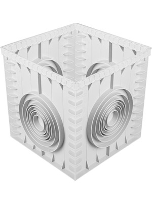 Luxwares 35X35 Kapaksız Plastik Rögar (Menhol) Kutusu