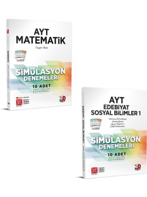 3D Ayt Matematik Edebiyat Sosyal 1 Deneme Seti Yeni 2021