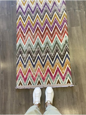 Rugs Modern Zigzag Desenli Mira 80 x 300 cm Halı