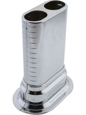 Eterplast Ø16 mm Boru Gizleme Geniş Çiftli Hareketli Kilitli Uzun Krom (30 Adet)