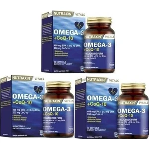 Omega3+Coq-10 60 Kapsül x 3 Adet
