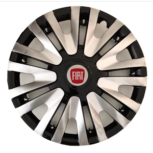 Fiat Albea 14'' Inç Gri - Siyah Kapağı 4'lü Çelik Jant Görünümlü