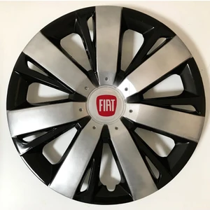 Fiat Linea 15'' Inç Gri - Siyah Kapağı 4'lü Çelik Jant Görünümlü