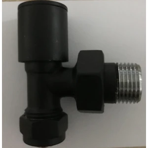 Radyatör Havlupan Vanası Siyah Mat 16*2 Pex