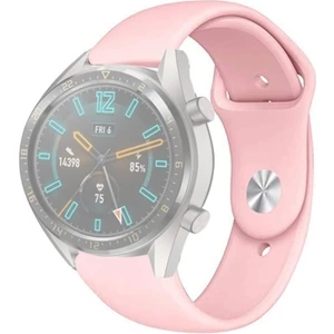 22 mm Gear S3 Watch 4 -Gt2 GT2E 46 mm Kayış,kordon Watch Active 2 22 mm Silikon Kayış Kordon Pembe