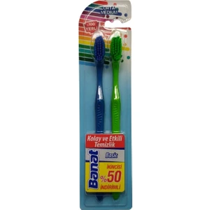 Basic Diş Fırçası Medium 1+1