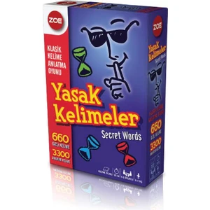Yasak Kelimeler Kutu Oyunu - Secret Words
