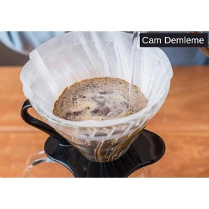 Cam V60 Kahve Demleme Ekipmanı