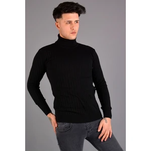 Boğazlı Kazak KC-0170 - Siyah