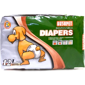 Hushpet Köpek Alt Tuvalet Bezi 12 Adet L Hush Pet Diapers Large 12'li Köpek