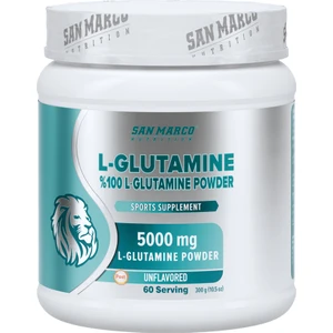 San Marco Glutamin Toz %100 Saf 300 gr 60 Porsiyon Yetişkinler İçin Aromasız Sporcu Besini