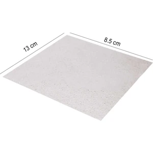 Mikrodalga Fırın Mika Levha Gri Plaka 13 x 8.5 cm