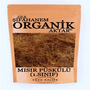 GLŞ Şifahanem Organik Aktar Mısır Püskülü 1 kg Mısır Püskülü Çayı Bitkisi Otu Kurusu Ecza Kalite