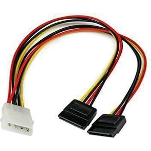 Sata Molex 2x Sata Power Molex Sata Power Güç Kablosu 4 Pin 15PIN Molex