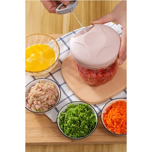 Büyük Boy 5 Bıçaklı Ipli El Rondosu Doğrayıcı