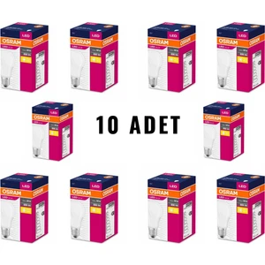 LED Value 8.5W (60W) LED Ampul Sarı Işık 10'lu