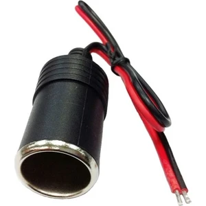 Araç Çakmaklık Uzatıcı Dişi Kablo Boş Çakmak Soketi 12V - 24V