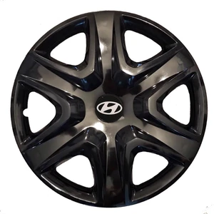 Hmnl Hyundai Accent Era 16'' Inç Piano Black 4'lü Set Jant Kapağı Çelik Jant Görünümlü