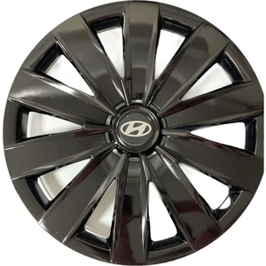 Hmnl  Hyundai Getz 14'' Inç Piano Black 4'lü Set Jant Kapağı Çelik Jant Görünümlü