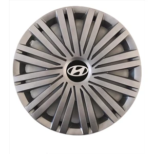 Hmnl Hyundai 14'' Inç Gri 4'lü Set Jant Kapağı Çelik Jant Görünümlü