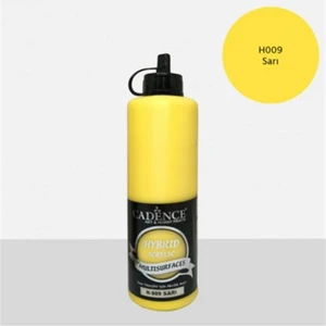 Hybrid Multisurface Akrilik Boya 500 Ml. H-009 Sarı