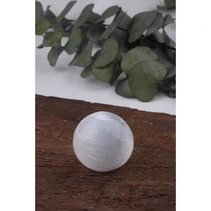 Dünya Doğal Taş Selenit Taşı Küre ( 3 cm ) - KT0452