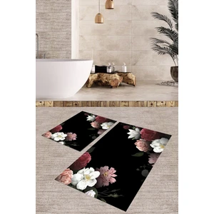 Yıkanabilir Kaymaz Dot Taban 2'li Banyo Paspası ( 50CM x 60CM - 60CM x 100CM) MNP1175