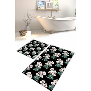 Yıkanabilir Kaymaz Dot Taban 2'li Banyo Paspası ( 50CM x 60CM - 60CM x 100CM) MNP1135