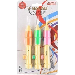 3'lü Punch Iğnesi Seti YBL-081