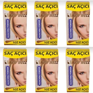 New Well Toz Saç Açıcı 6'lı Paket