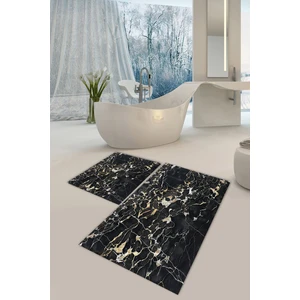 Yıkanabilir Kaymaz Dot Taban 2'li Banyo Paspası ( 50CM x 60CM - 60CM x 100CM) MNP1066