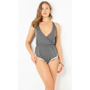 Pamuklu Şortlu Tulum Pijama