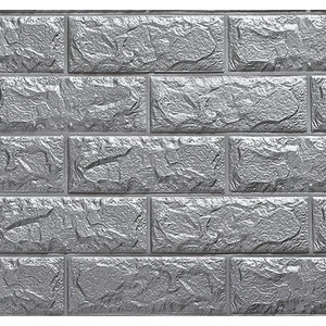 Kendinden Yapışkanlı Duvar Paneli Freewall Frw-02 Gri 70X77X0,65CM