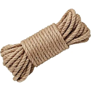 Doğal Kendir Jut Urgan Halat Ip Dekoratif (8 Mm.) 5 Metre